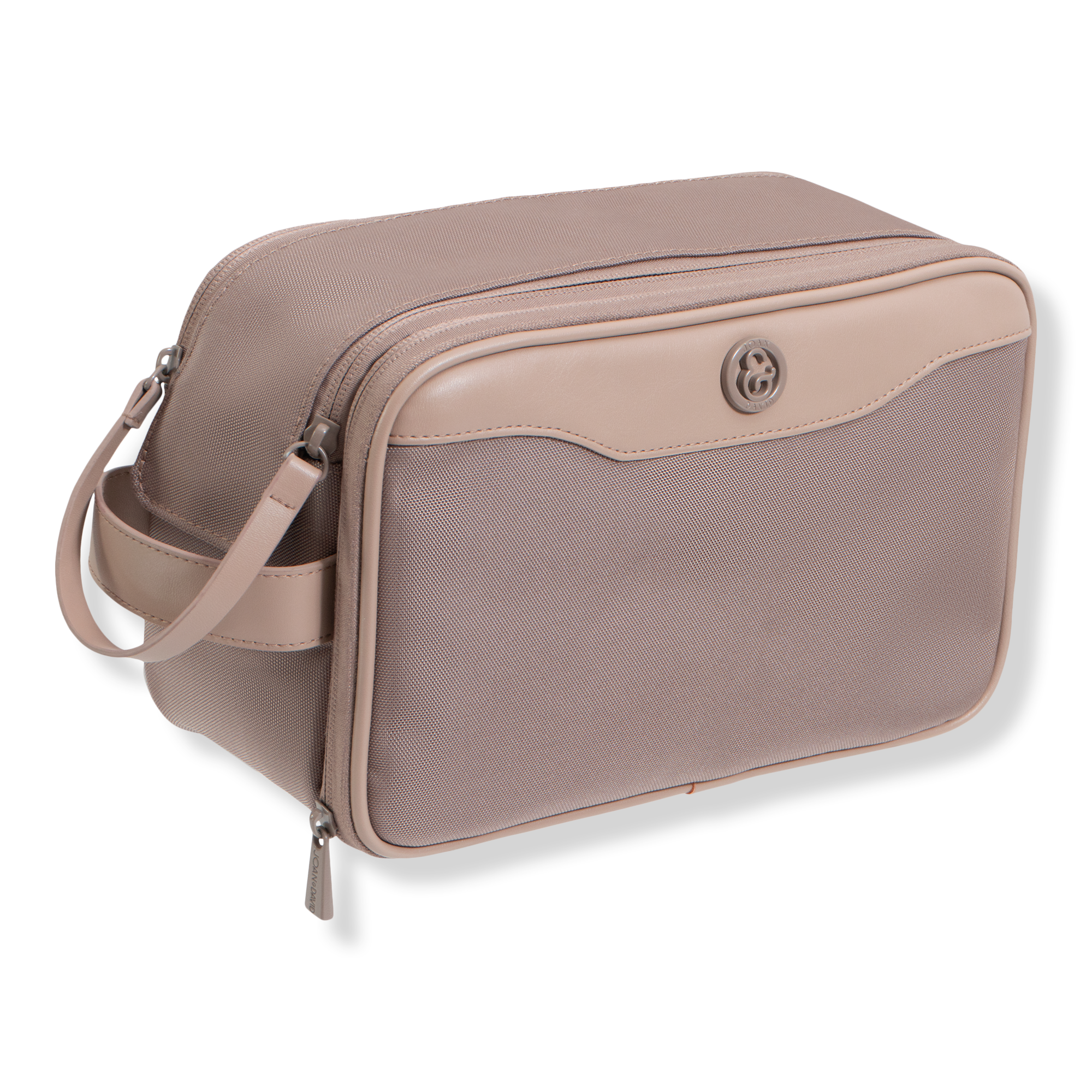 Joan & David 1680 Denier Nylon Double Zip Compartment Cosmetic Organizer #1