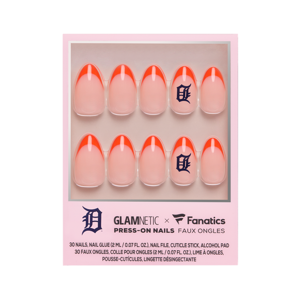 Glamnetic x Fanatics Nail Detroit Tigers Press-On Nails #1