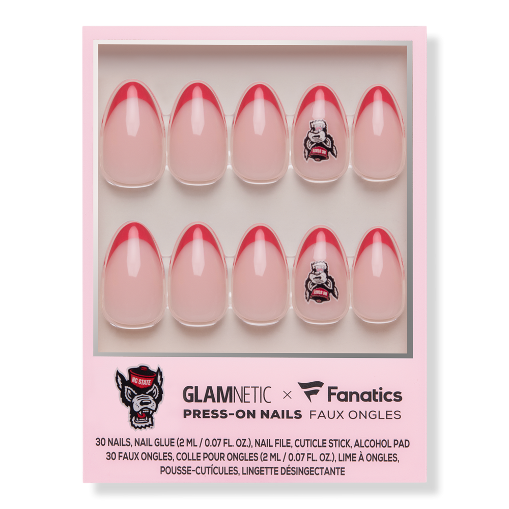 Glamnetic x Fanatics Nail NC State Wolfpack Press-On Nails - NC State Wolfpack