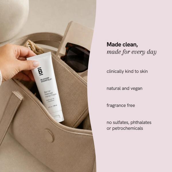 Blossom Essentials Barrier Renewal Hand Cream with Shea Butter & Avocado for Dry, Cracked Hands #6