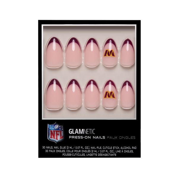 Glamnetic x Fanatics Nail Washington Commanders Press-On Nails #1