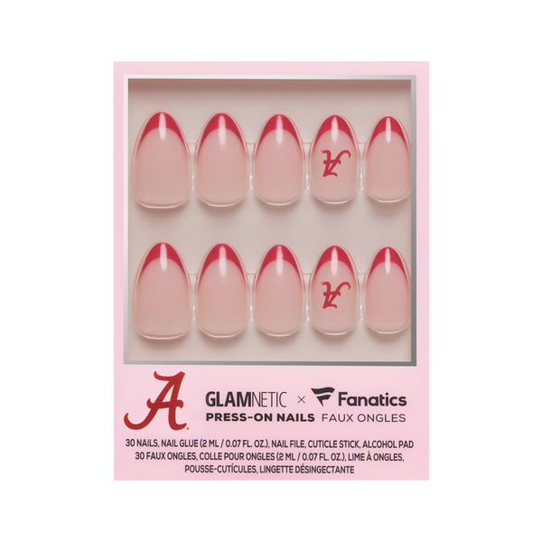 Glamnetic x Fanatics Nail Alabama Crimson Tide Press-On Nails #1