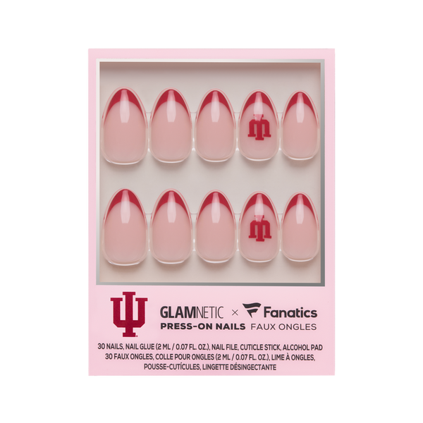 Glamnetic x Fanatics Nail Indiana Hoosiers Press-On Nails #1