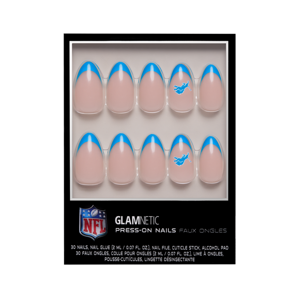 Glamnetic x Fanatics Nail Detroit Lions Press-On Nails #1