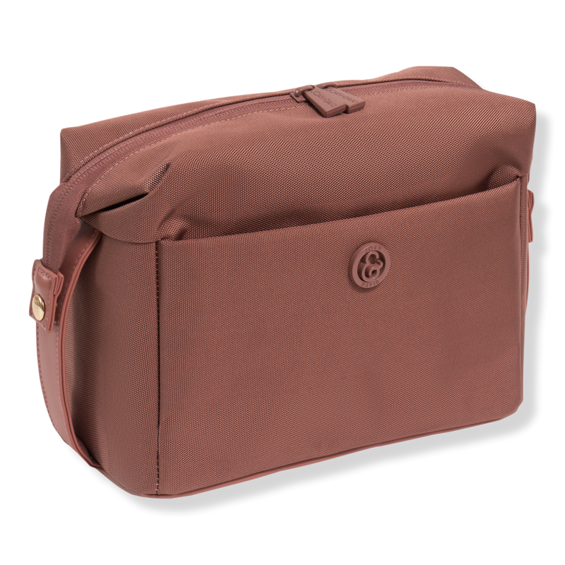 Joan & David - Clay 1680 Denier Nylon Cosmetic Case With Front Zip