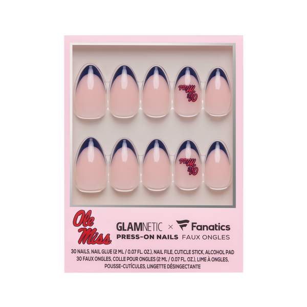 Glamnetic x Fanatics Nail Mississippi Rebels Press-On Nails #1