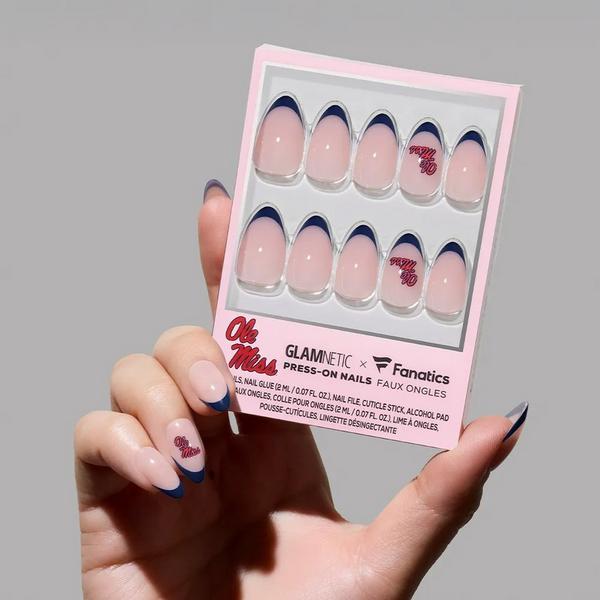 Glamnetic x Fanatics Nail Mississippi Rebels Press-On Nails #2
