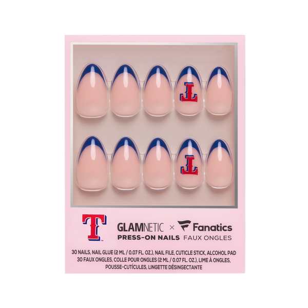 Glamnetic x Fanatics Nail Texas Rangers Press-On Nails #1