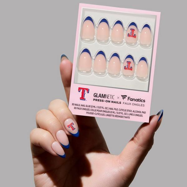 Glamnetic x Fanatics Nail Texas Rangers Press-On Nails #2