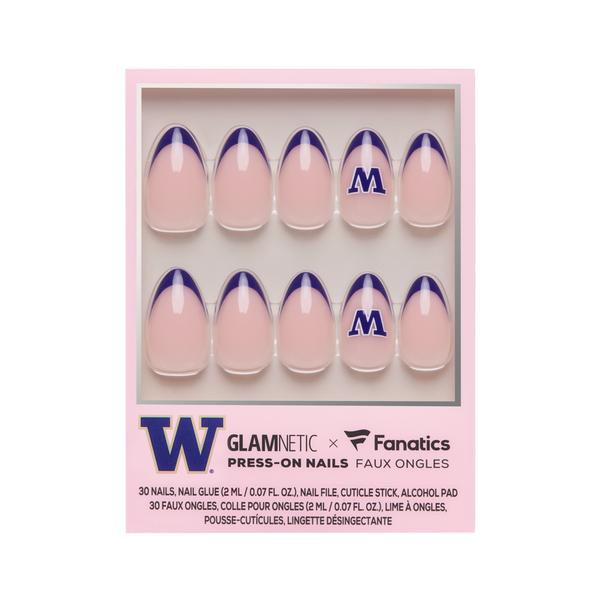 Glamnetic x Fanatics Nail Washington Huskies Press-On Nails #1