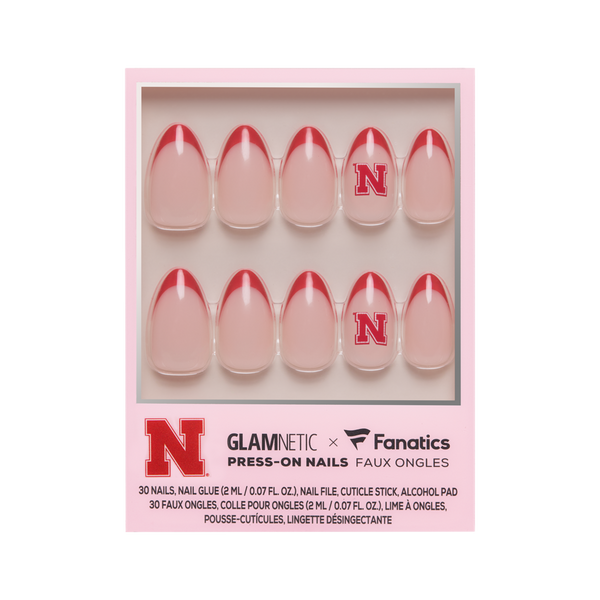 Glamnetic x Fanatics Nail Nebraska Cornhuskers Press-On Nails #1