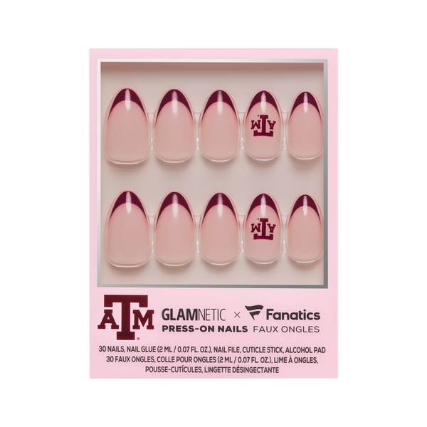 Glamnetic x Fanatics Nail Texas A&M Aggies Press-On Nails #1