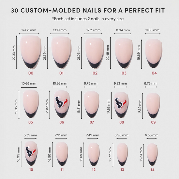 Glamnetic x Fanatics Nail Houston Texans Press-On Nails #5