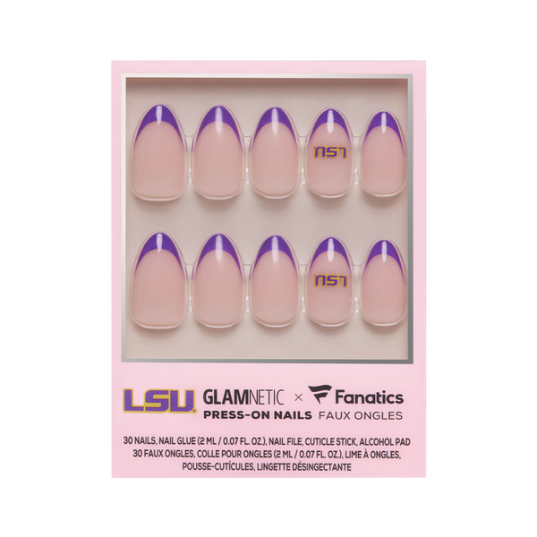 Glamnetic x Fanatics Nail LSU Tigers Press-On Nails #1