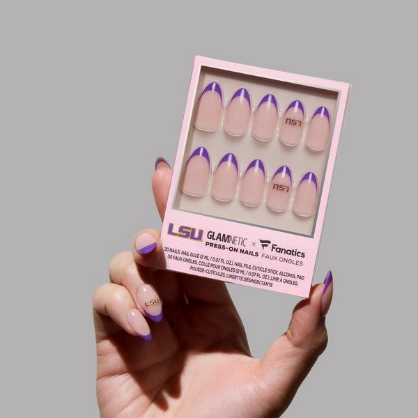 Glamnetic x Fanatics Nail LSU Tigers Press-On Nails #2