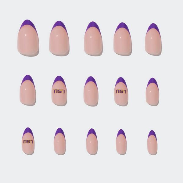 Glamnetic x Fanatics Nail LSU Tigers Press-On Nails #5