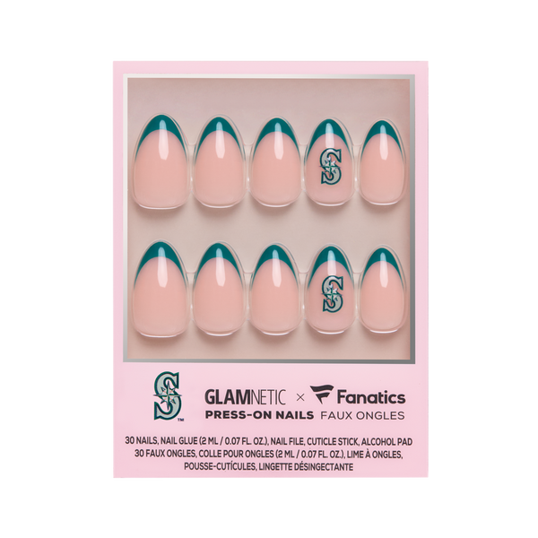 Glamnetic x Fanatics Nail Seattle Mariners Press-On Nails #1