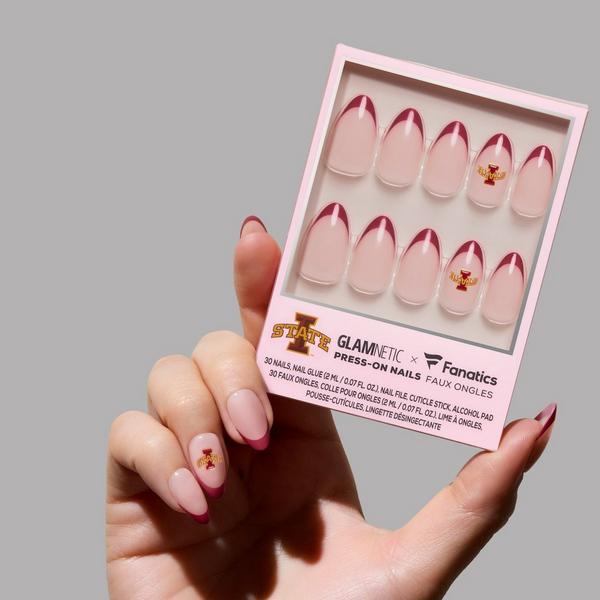Glamnetic x Fanatics Nail Iowa State Cyclones Press-On Nails #2