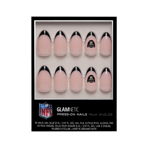Glamnetic x Fanatics Nail Las Vegas Raiders Press-On Nails #1