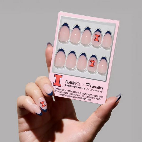Glamnetic x Fanatics Nail Illinois Fighting Illini Press-On Nails #2