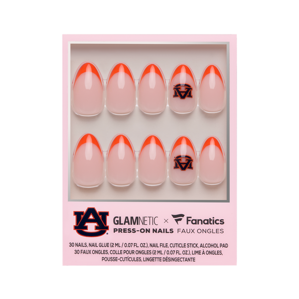 Glamnetic x Fanatics Nail Auburn Tigers Press-On Nails #1