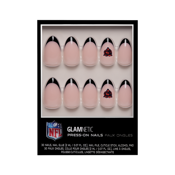 Glamnetic x Fanatics Nail Chicago Bears Press-On Nails #1