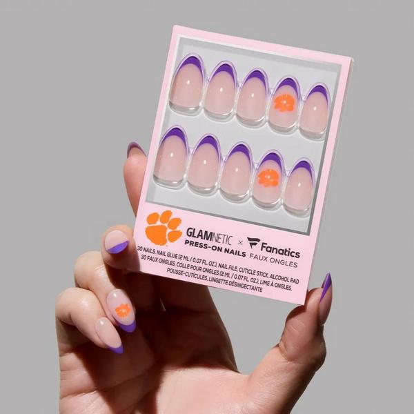 Glamnetic x Fanatics Nail Clemson Tigers Press-On Nails #2