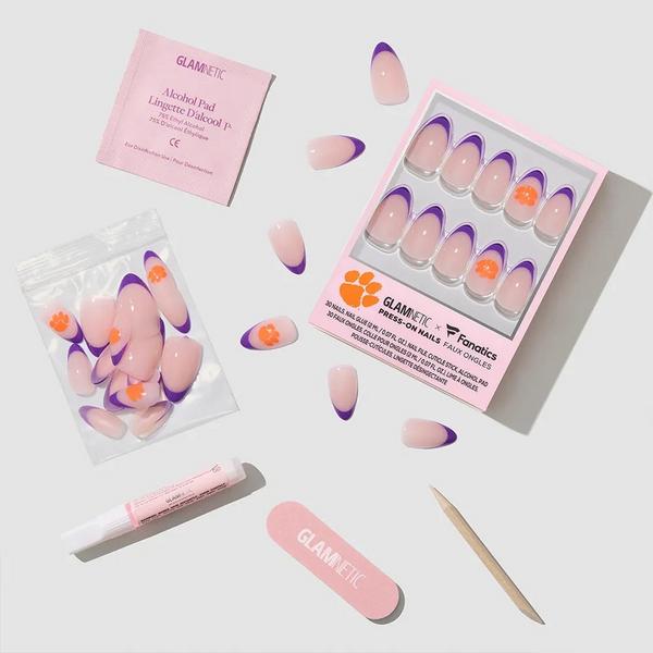 Glamnetic x Fanatics Nail Clemson Tigers Press-On Nails #4