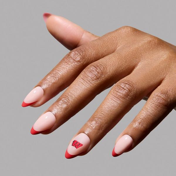 Glamnetic x Fanatics Nail Wisconsin Badgers Press-On Nails #3