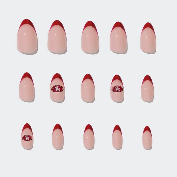 Glamnetic x Fanatics Nail San Francisco 49ers Press-On Nails #5