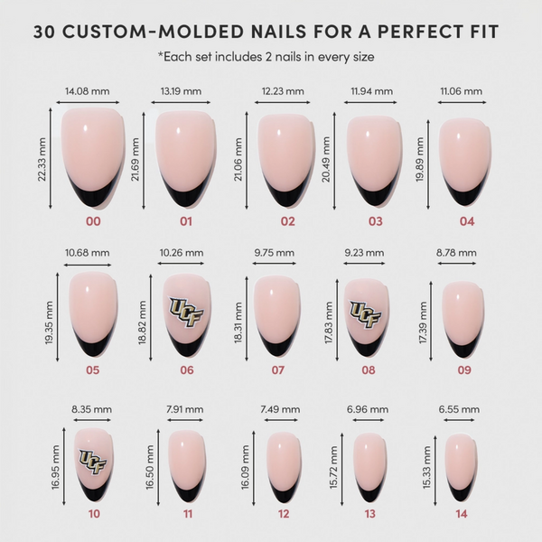Glamnetic x Fanatics Nail UCF Knights Press-On Nails #5