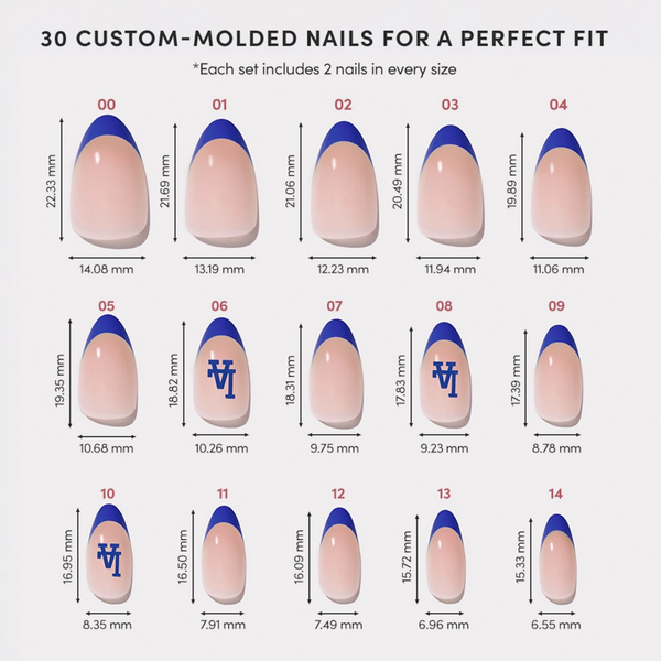 Glamnetic x Fanatics Nail Los Angeles Dodgers Press-On Nails #5