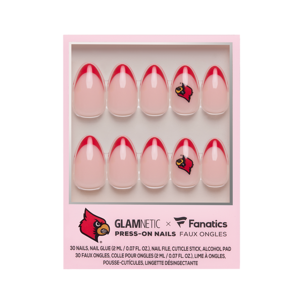 Glamnetic x Fanatics Nail Louisville Cardinals Press-On Nails #1