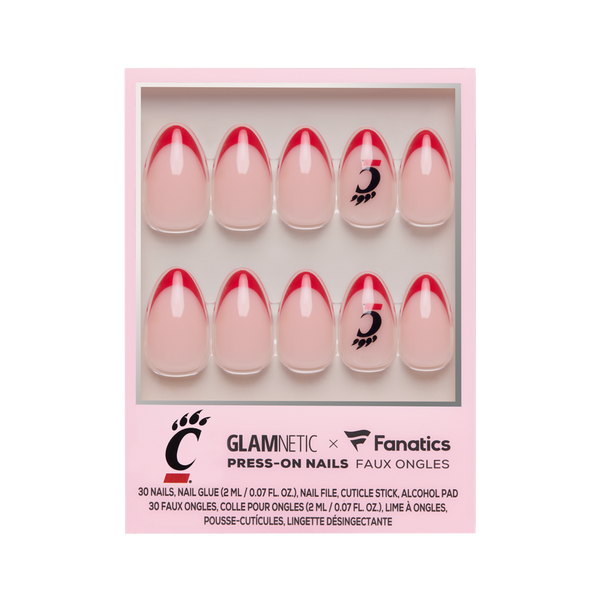 Glamnetic x Fanatics Nail Cincinnati Bearcats Press-On Nails #1