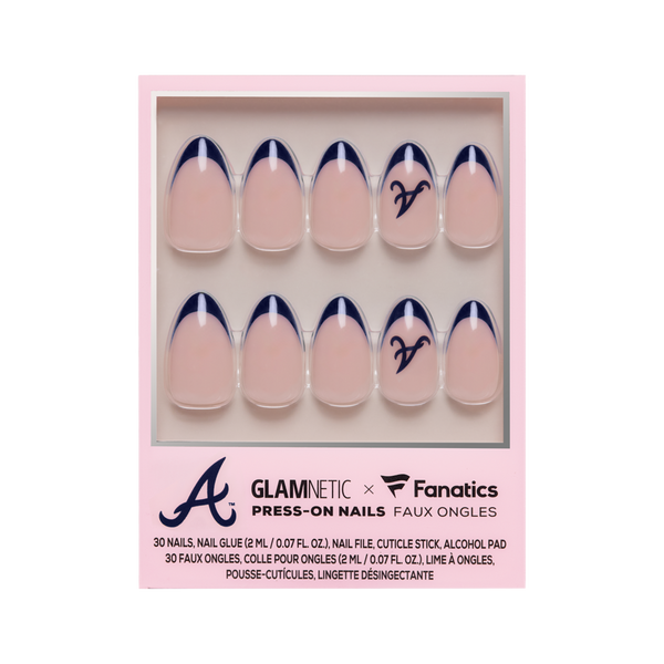 Glamnetic x Fanatics Nail Atlanta Braves Press-On Nails #1