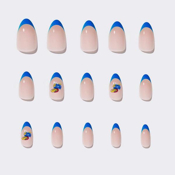 Glamnetic x Fanatics Nail Kansas Jayhawks Press-On Nails #5