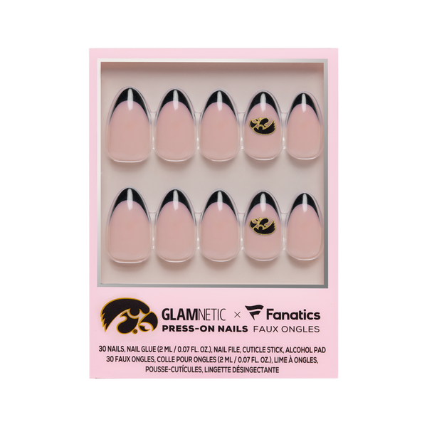 Glamnetic x Fanatics Nail Iowa Hawkeyes Press-On Nails #1