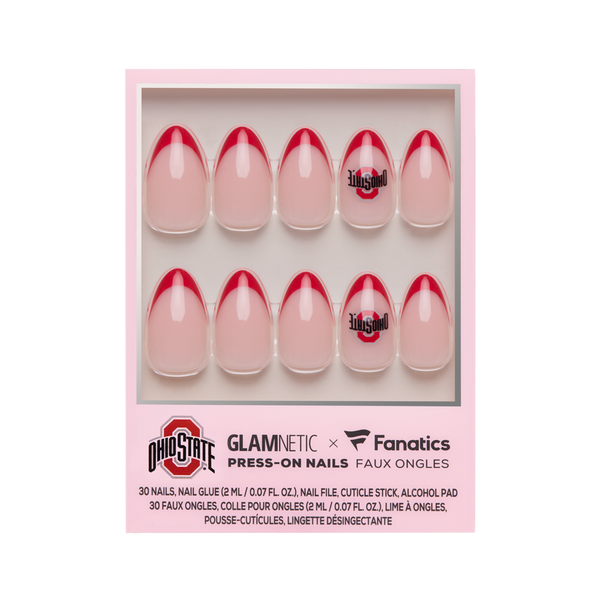 Glamnetic x Fanatics Nail Ohio State Buckeyes Press-On Nails #1