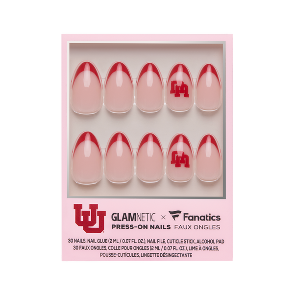 Glamnetic x Fanatics Nail Utah Utes Press-On Nails #1