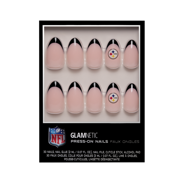 Glamnetic x Fanatics Nail Pittsburgh Steelers Press-On Nails #1