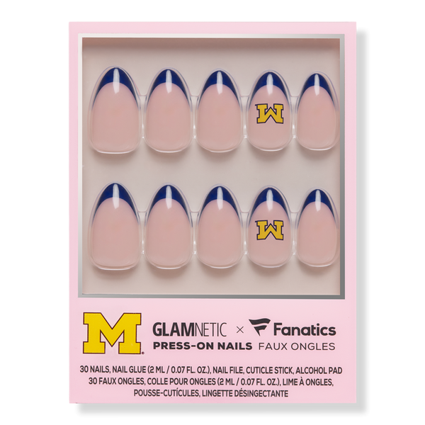 Glamnetic x Fanatics Nail Michigan Wolverines Press-On Nails #1