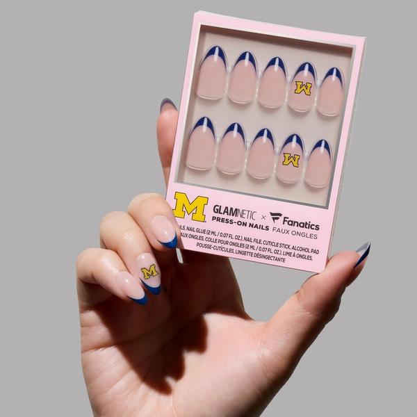 Glamnetic x Fanatics Nail Michigan Wolverines Press-On Nails #2