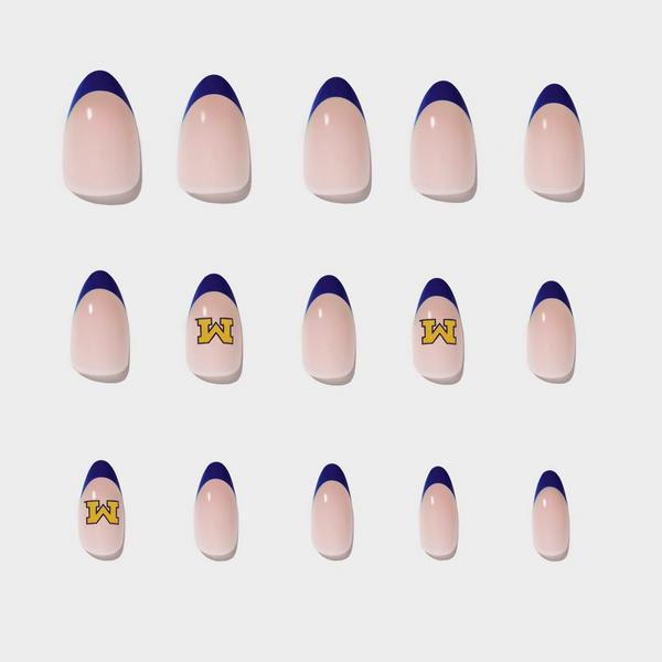 Glamnetic x Fanatics Nail Michigan Wolverines Press-On Nails #5
