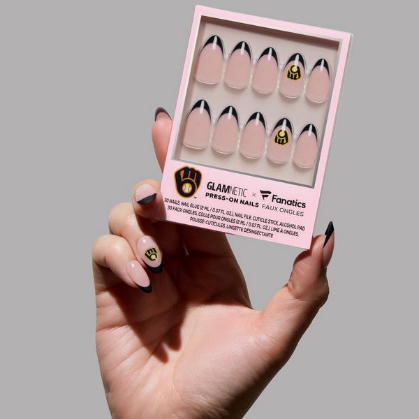 Glamnetic x Fanatics Nail Milwaukee Brewers Press-On Nails #2
