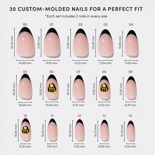 Glamnetic x Fanatics Nail Milwaukee Brewers Press-On Nails #5
