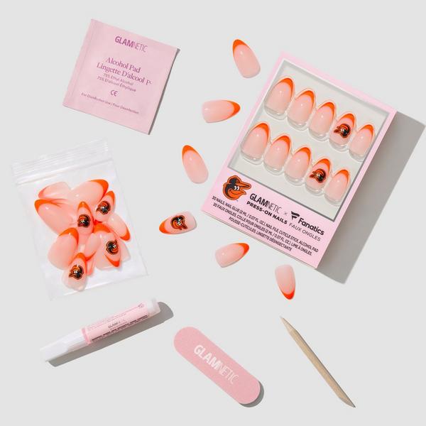 Glamnetic x Fanatics Nail Baltimore Orioles Press-On Nails #4