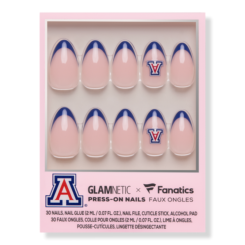 Nails By Stuck By You プレスオンネイルセット Glamnetic x Fanatics Nail - Arizona Wildcats Arizona Wildcats