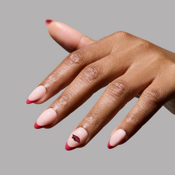 Glamnetic x Fanatics Nail Arkansas Razorbacks Press-On Nails #3