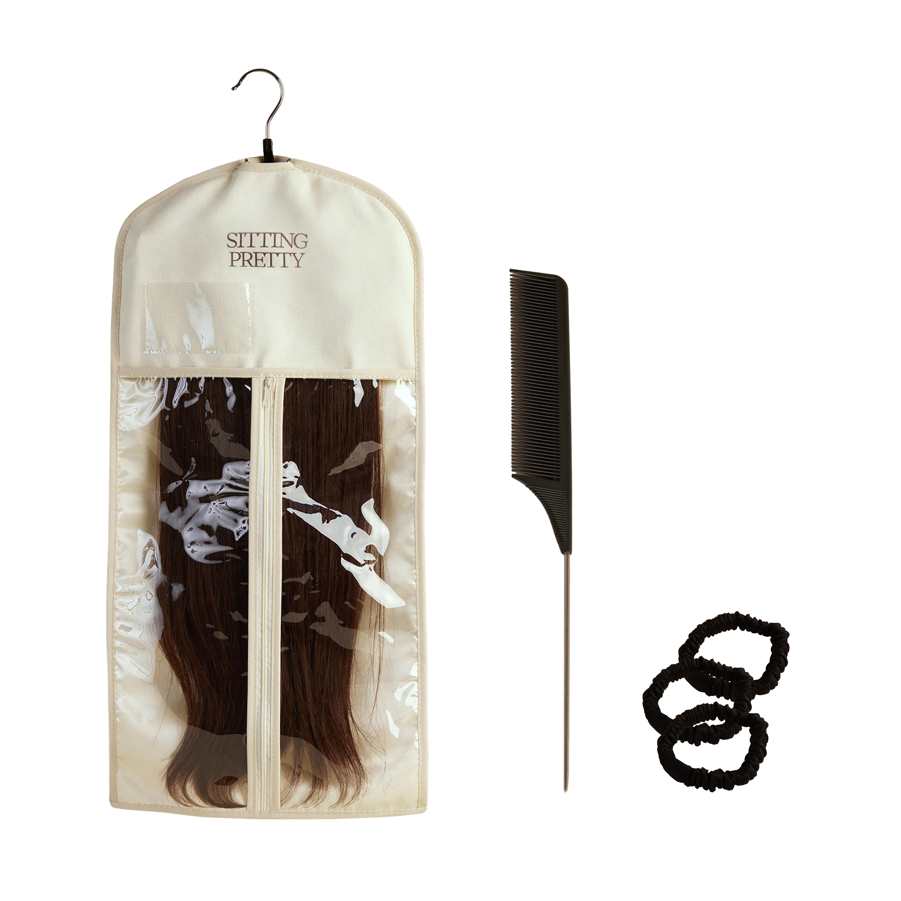Sitting Pretty Halo Hair Extension Care & Wear Set #1