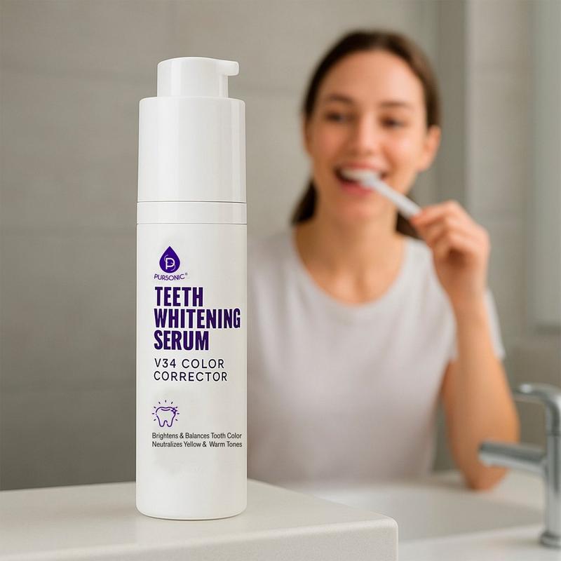PURSONIC - Teeth Whitening Serum with V34 Color Corrector